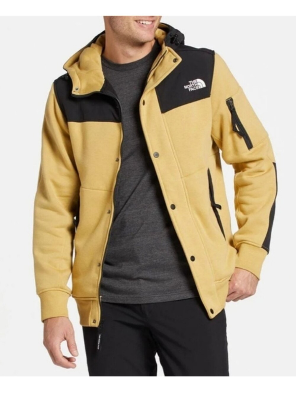 NEW! The North Face Men's Highrail Hooded Lined Fleece Jacket Size XL